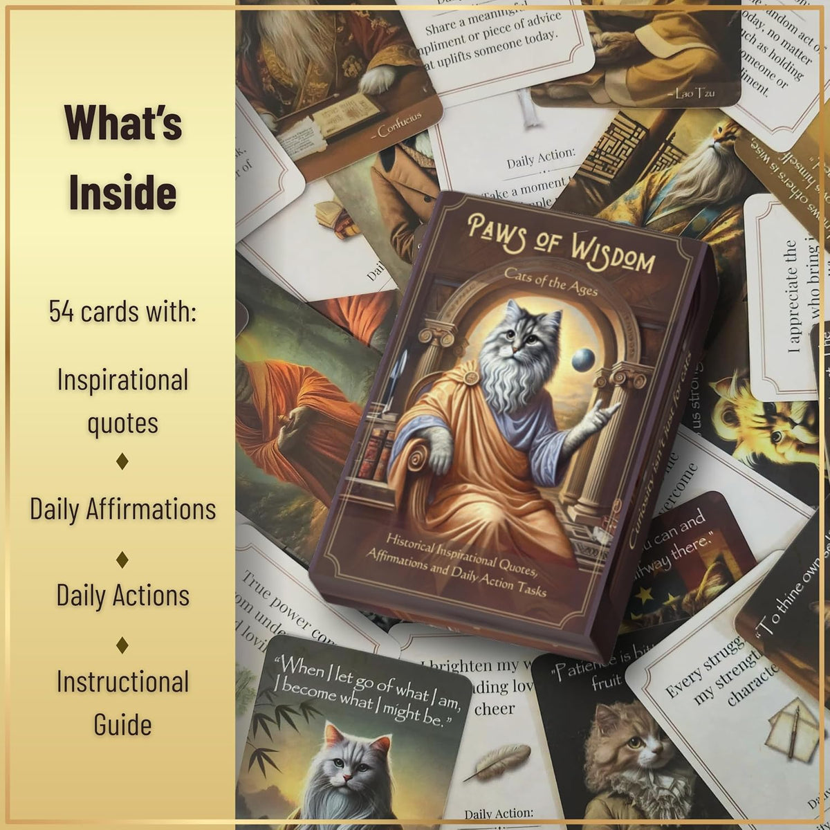 Paws of Wisdom – Affirmation Cards for Cat Lovers