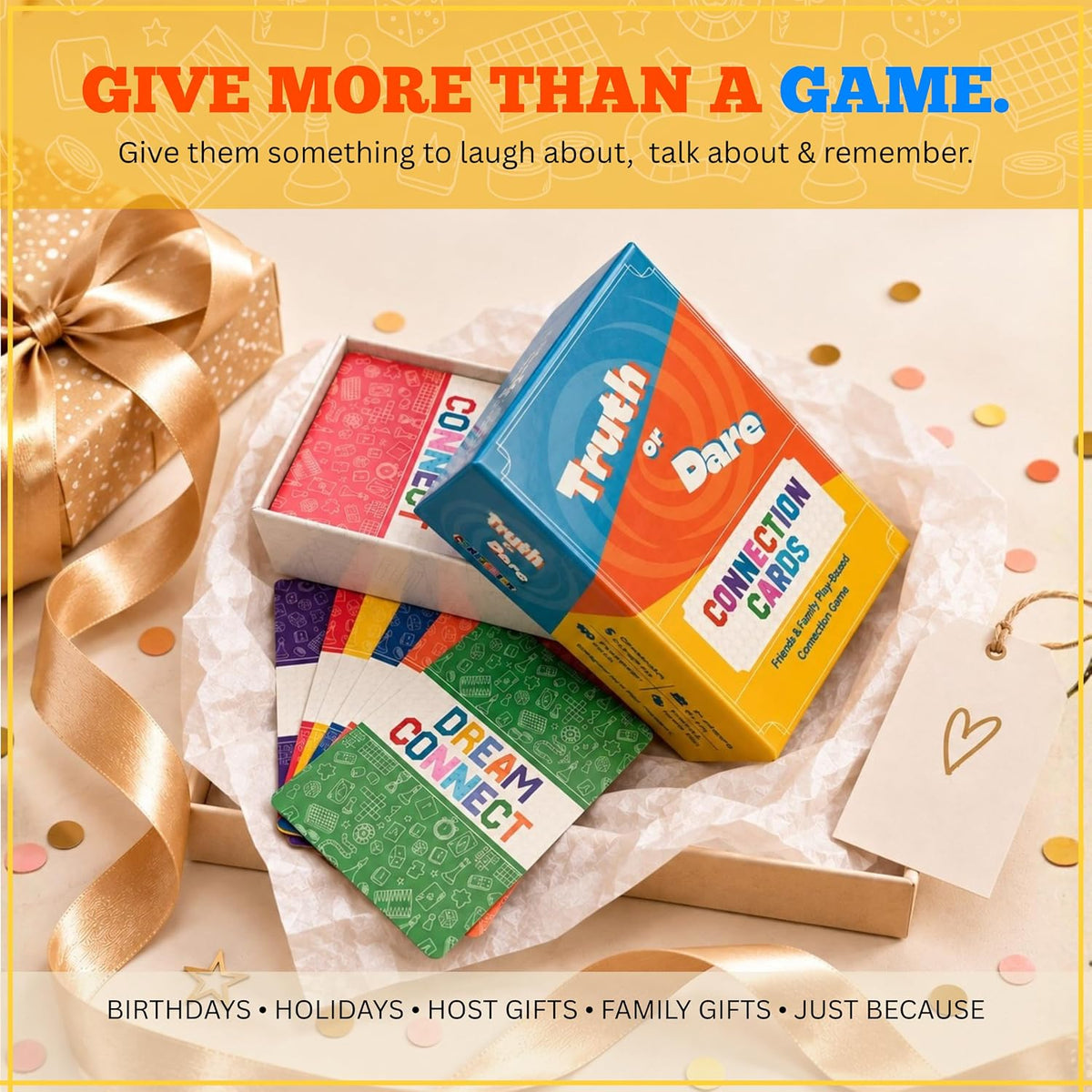 Truth or Dare Connection Cards – Conversation Game for Families & Friends