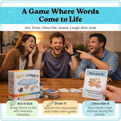 Say Whaat – Idiom Guessing Party Game