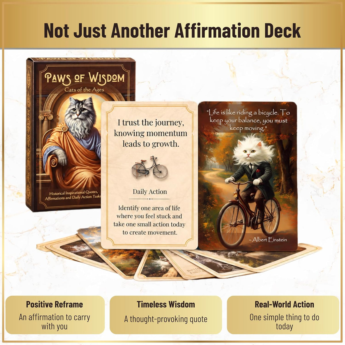 Paws of Wisdom – Affirmation Cards for Cat Lovers