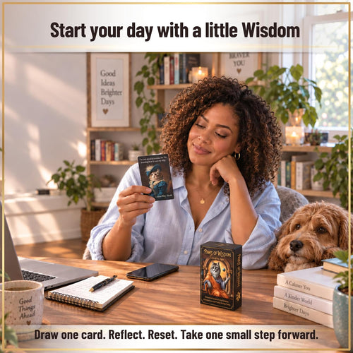 Paws of Wisdom – Affirmation Cards for Cat Lovers