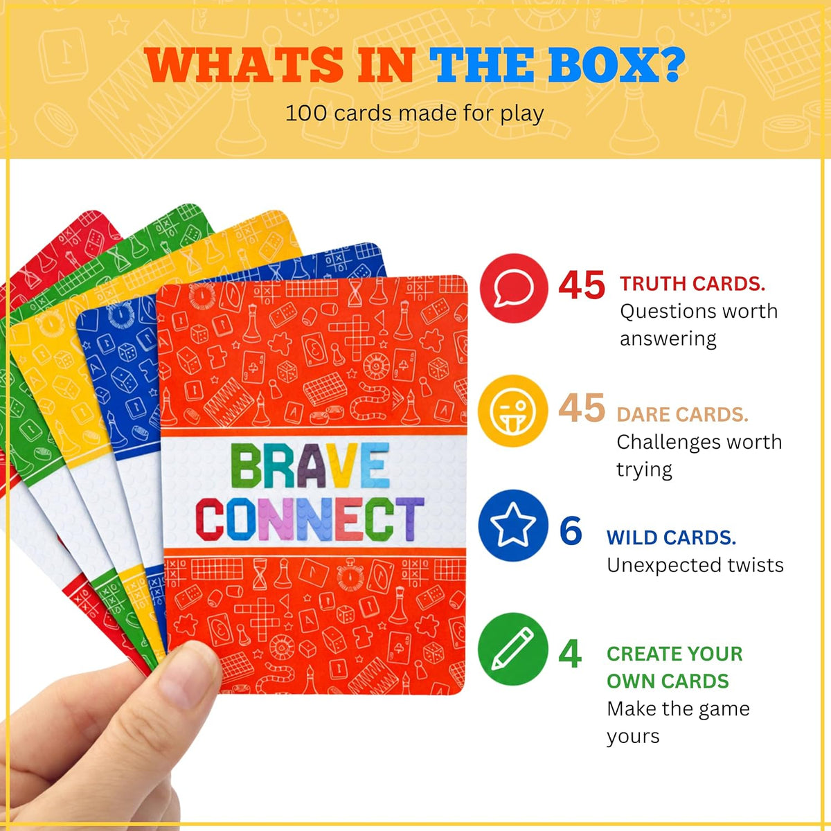 Truth or Dare Connection Cards – Conversation Game for Families & Friends