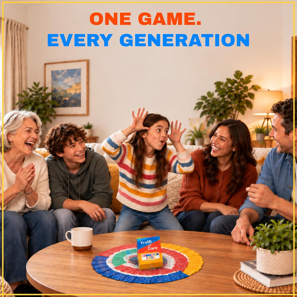 Truth or Dare Connection Cards – Conversation Game for Families & Friends