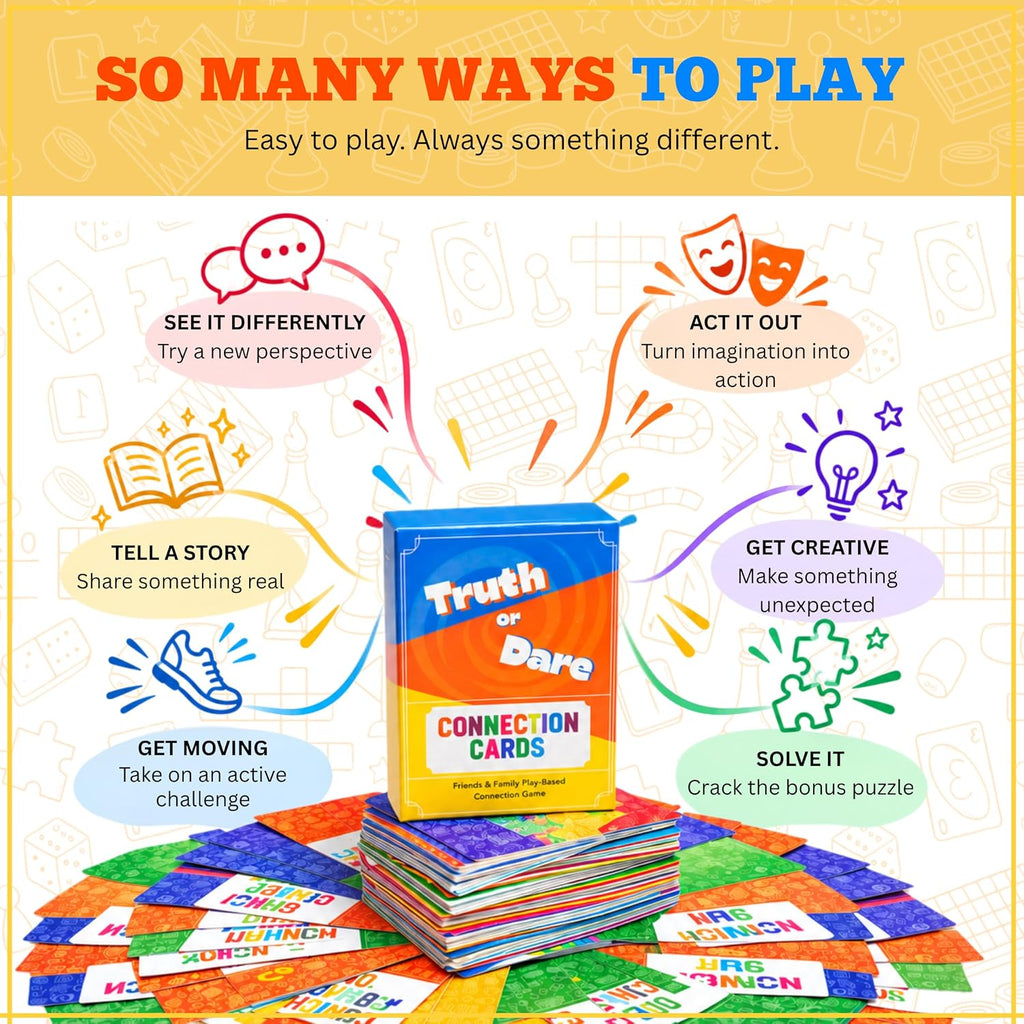 Truth or Dare Connection Cards – Conversation Game for Families & Friends
