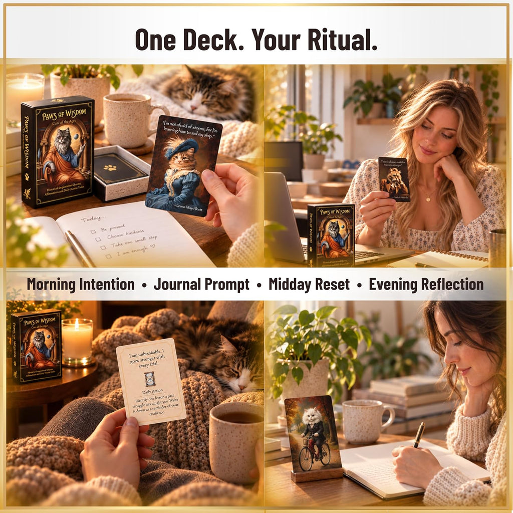 Paws of Wisdom – Affirmation Cards for Cat Lovers