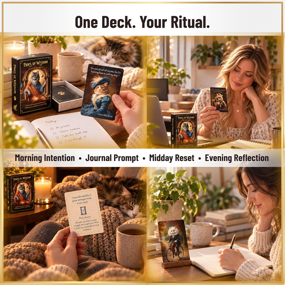 Paws of Wisdom – Affirmation Cards for Cat Lovers